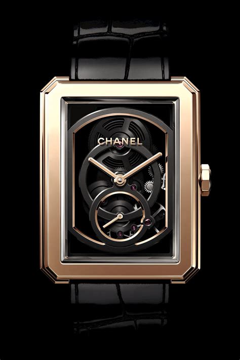 montre chanel boyfriend squelette prix|chanel's skeleton.